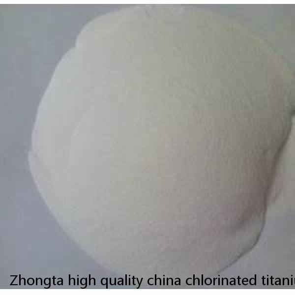 Zhongta high quality china chlorinated titanium dioxide in top grade high purity